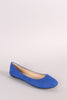 Suede Round Toe Ballet Flat