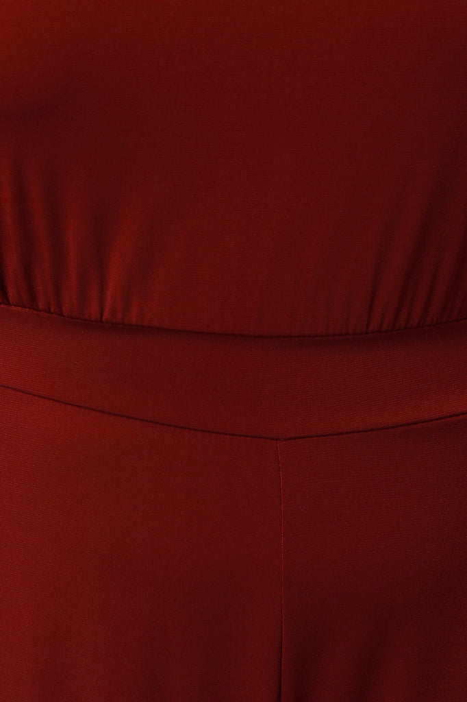 Wide Leg Key Hole Jumpsuit