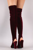 ダウンジャケット・コート Ella Velvet Over-the-knee Boots 07402-0729_1_f6983027-8673-